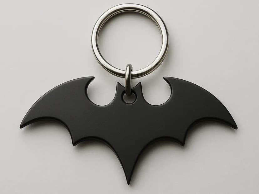 BATMAN SHAPE KEYCHAIN